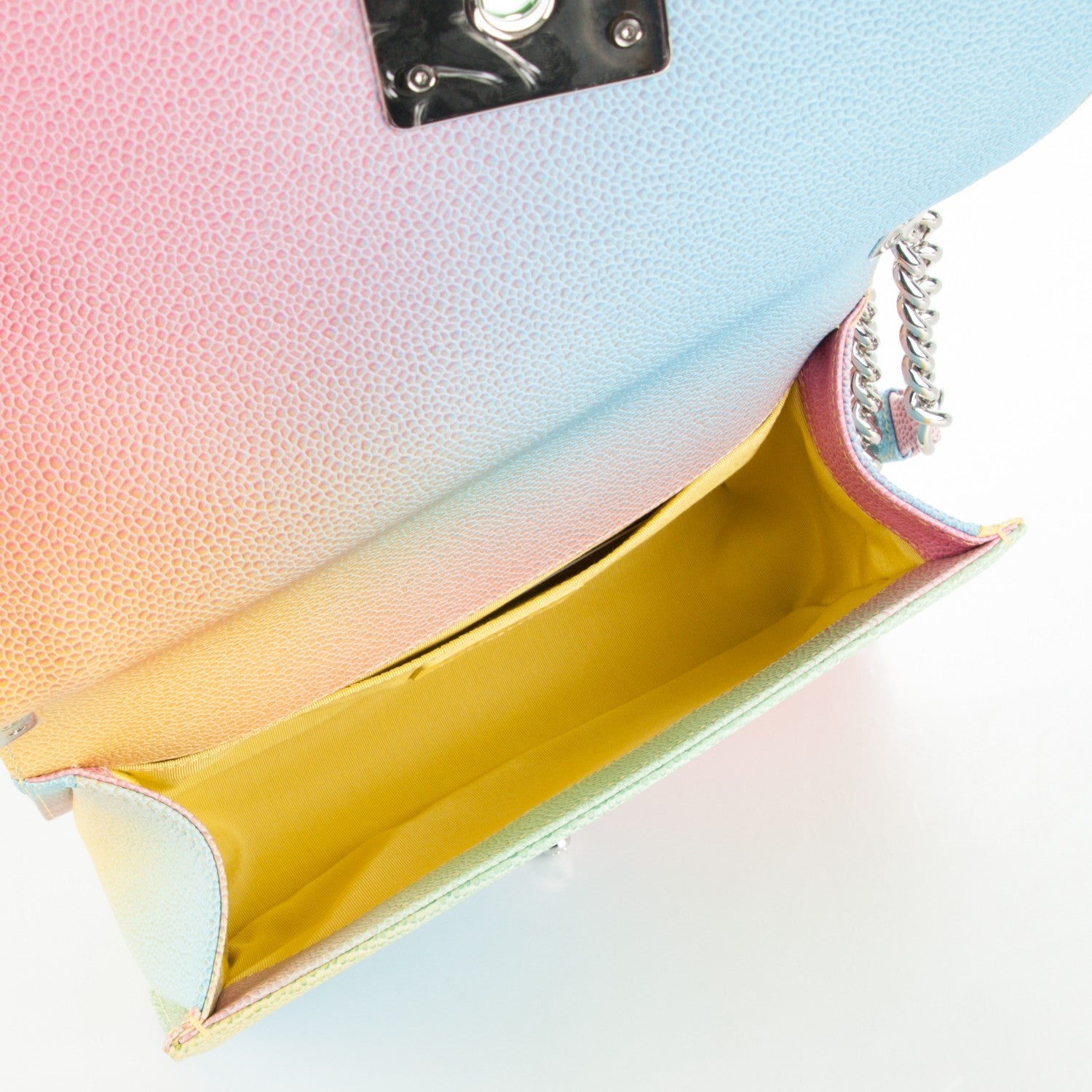 Chanel Caviar Quilted Medium Cuba Rainbow Boy Flap Multicolor 7 of 9