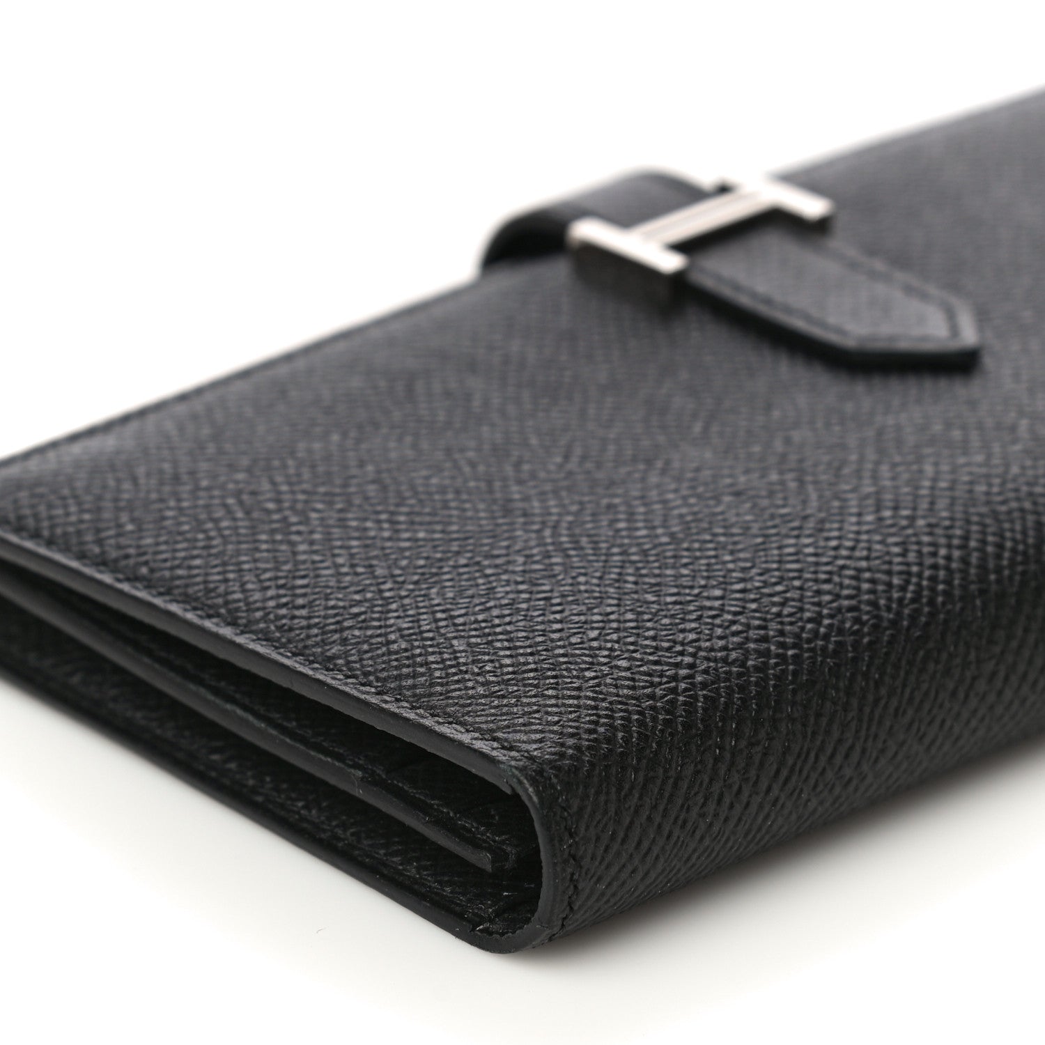 Hermes Epsom Bearn Gusset Wallet Black 8 of 10