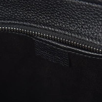 Celine Drummed Calfskin Nano Luggage Black 7 of 9