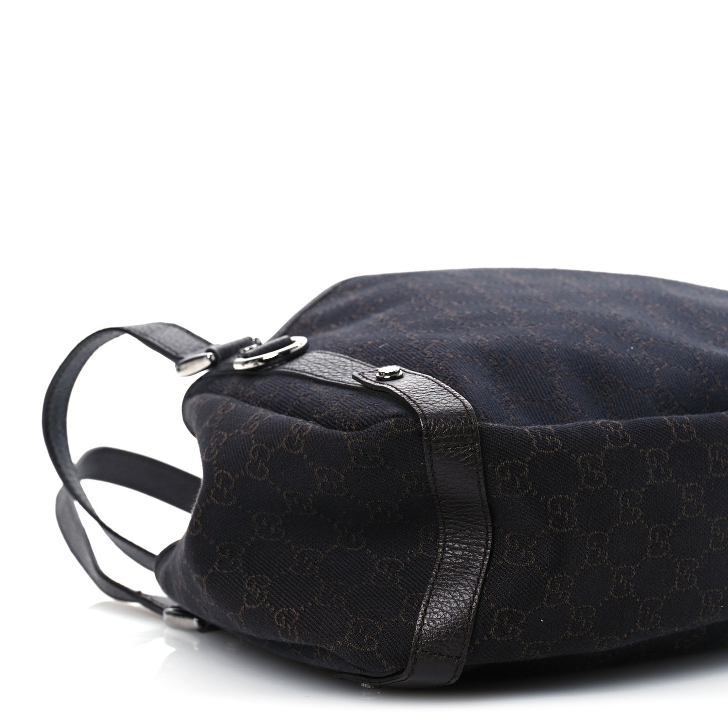 Monogram Medium Abbey Shoulder Bag Chocolate