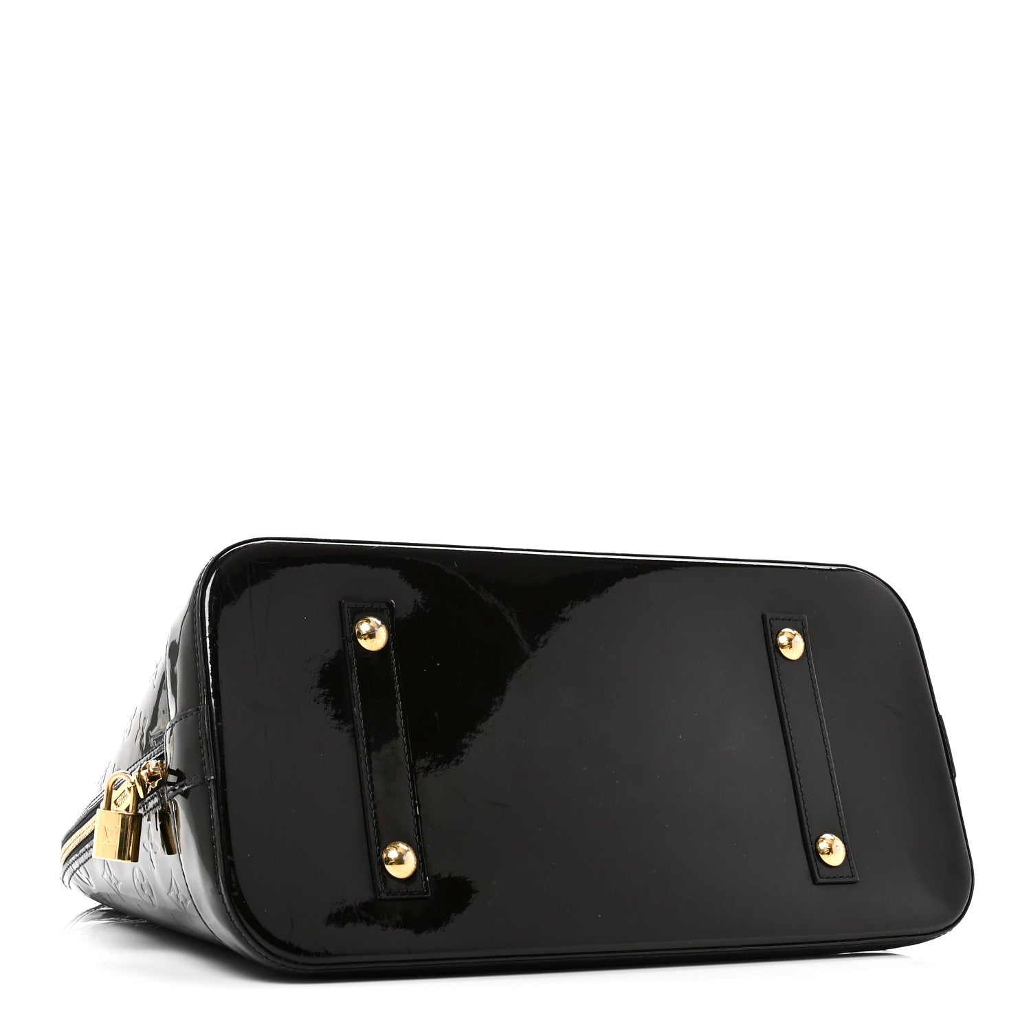 Louis Vuitton Vernis Alma GM Blue Nuit 4 of 10