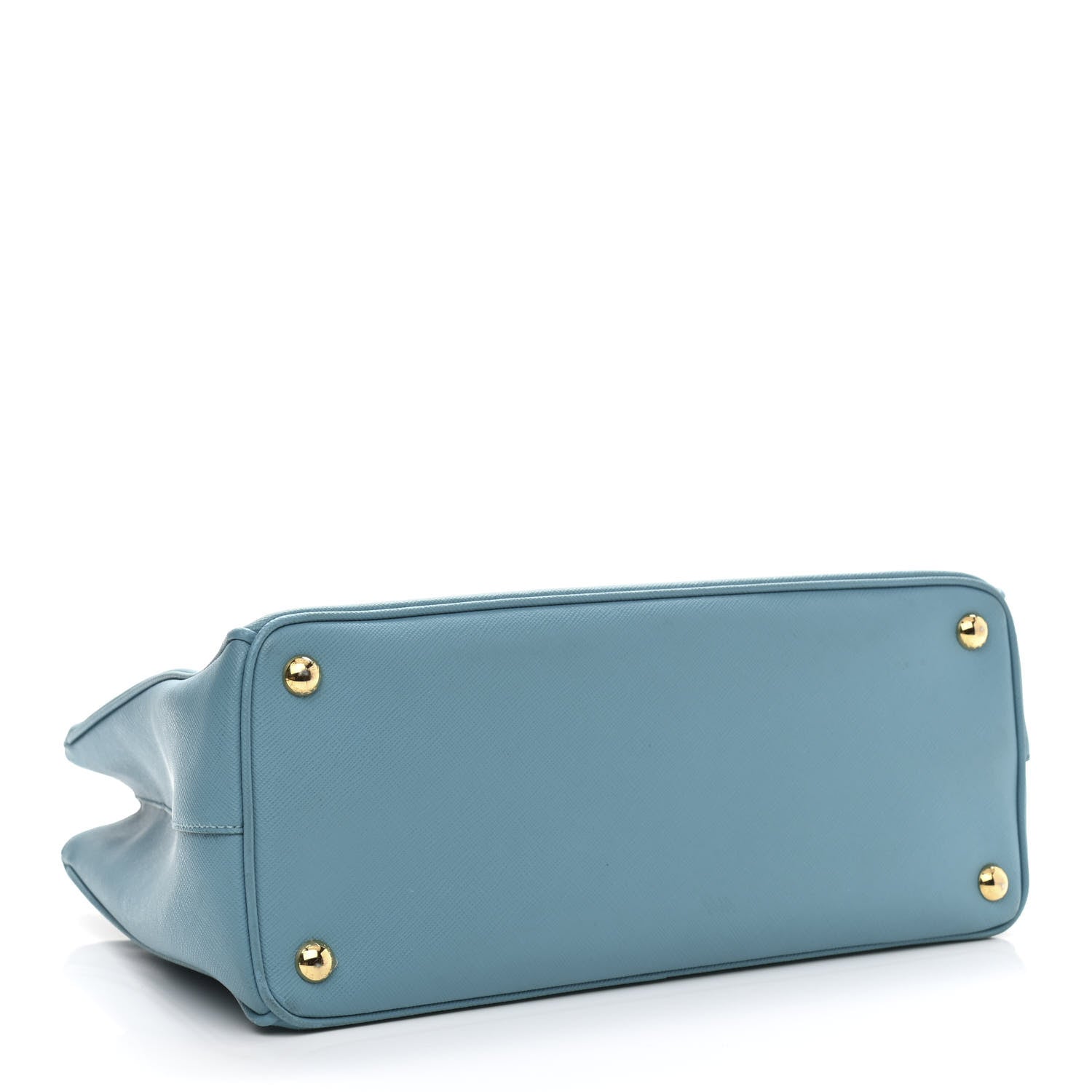 Prada Saffiano Lux Small Double Zip Tote Turchese 4 of 12