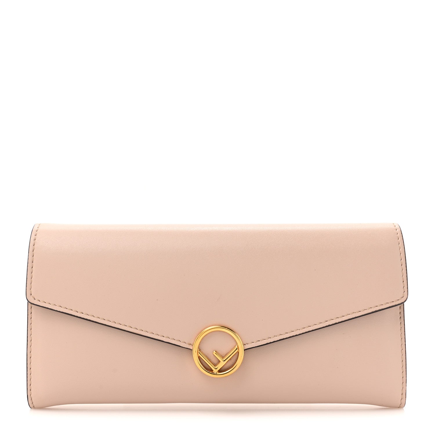 Fendi Vitello Cruise F is Fendi Continental Envelope Wallet Light Rose 1 of 10