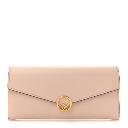 Fendi Vitello Cruise F is Fendi Continental Envelope Wallet Light Rose 1 of 10