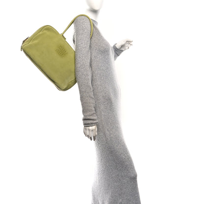 Miu Miu Soft Calf Softy Large Beau Top Handle Bag Edera 2 of 9