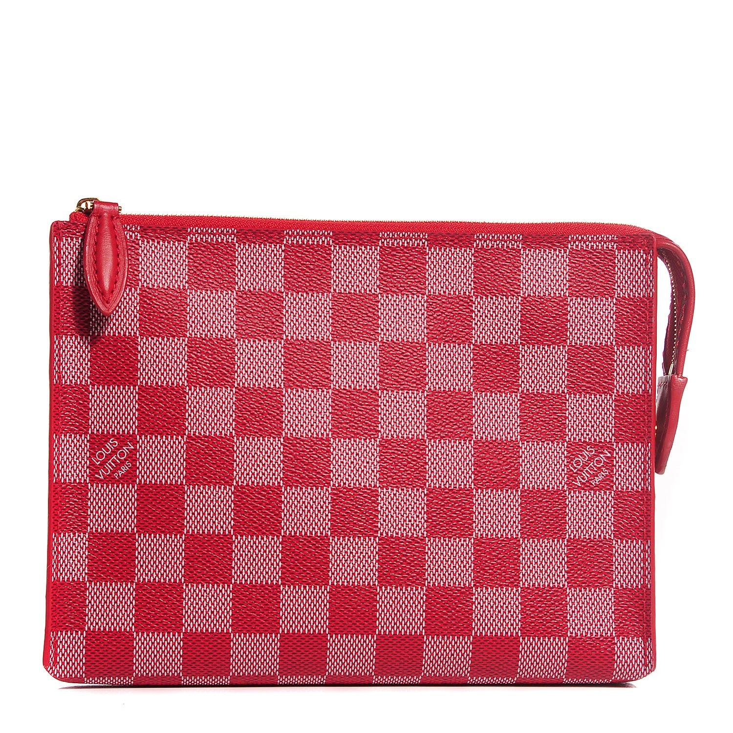 Louis Vuitton Damier Couleurs Element Clutch Carmine 1 of 8