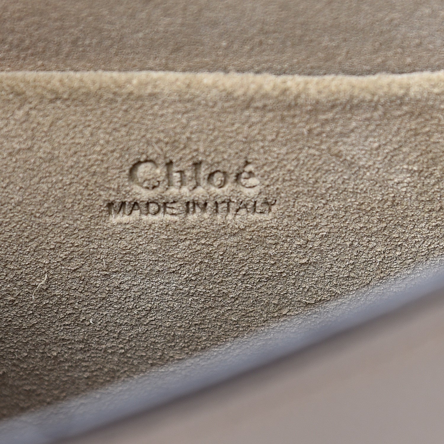 Chloe Calfskin Suede Medium Nile Bracelet Bag Motty Grey 5 of 13