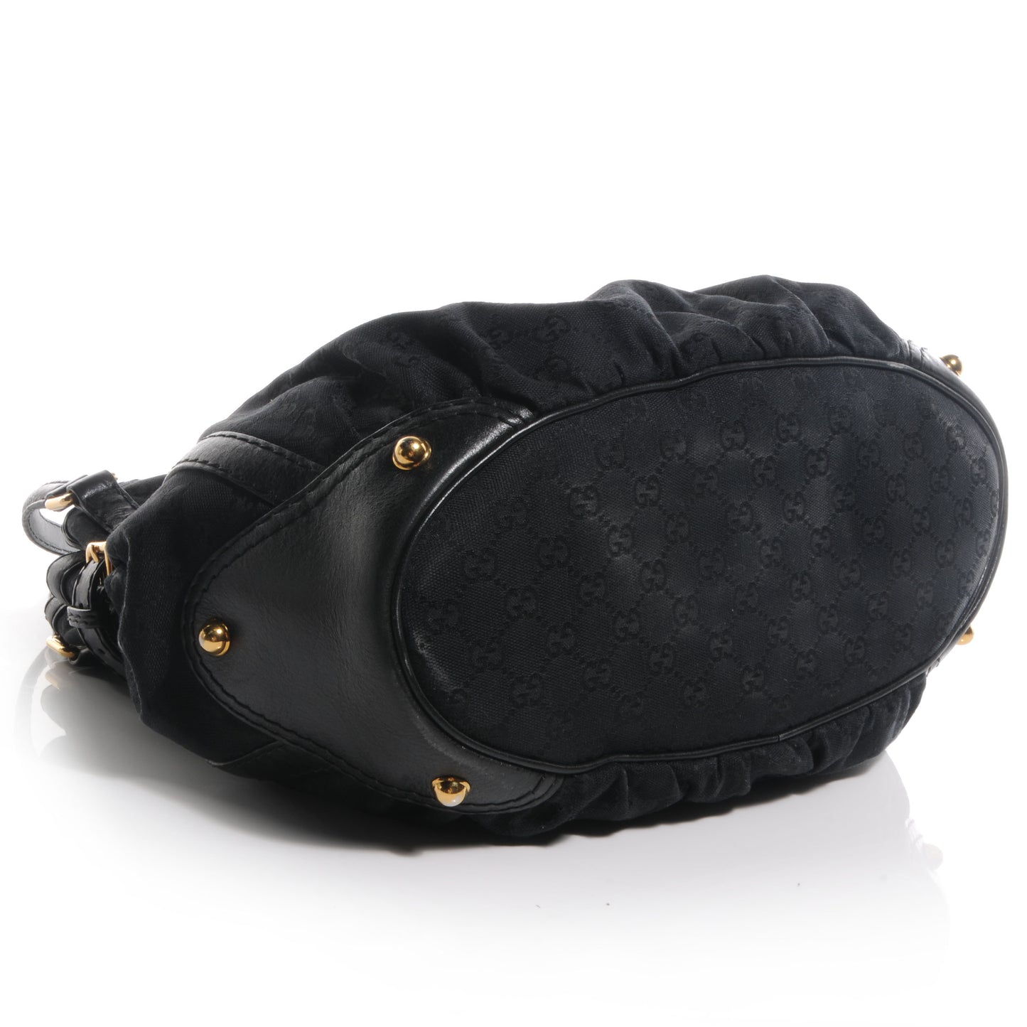 Monogram Medium Jockey Tote Black