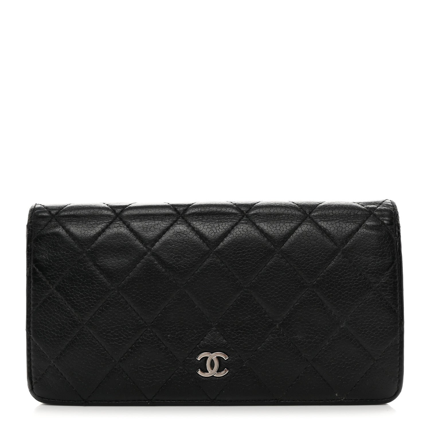 Chanel Caviar Quilted Yen Wallet Black 1 of 14