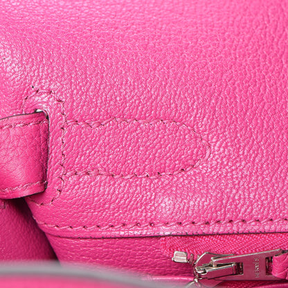 Hermes Togo Birkin 30 Rose Pourpre 26 of 32