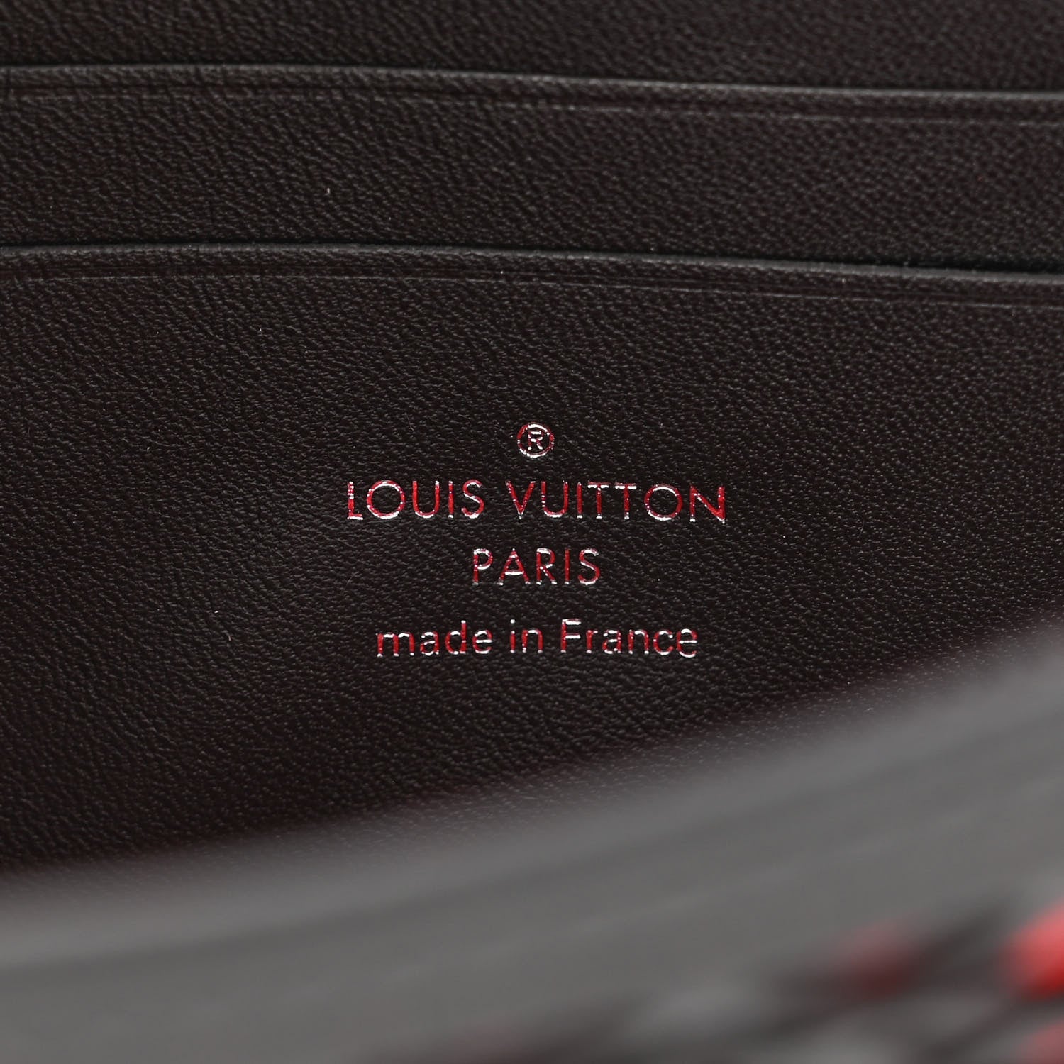 Louis Vuitton Patent Calfskin Laced Monogram Dauphine Chain Wallet Black 6 of 10