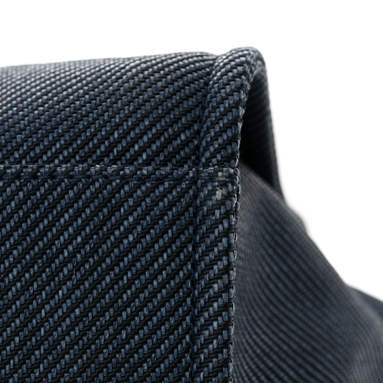 Chanel Mixed Fibers Calfskin Medium Deauville Tote Navy Blue 13 of 13