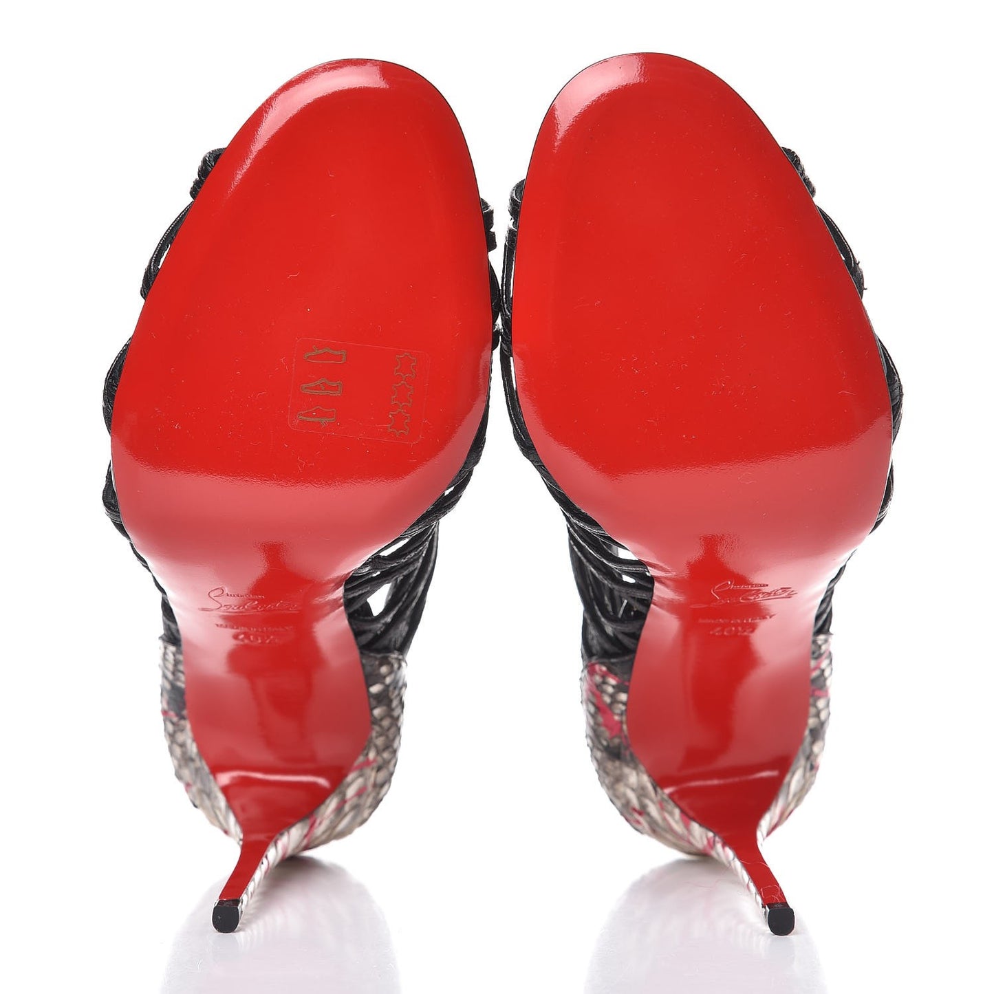 Kid Python Mille Cinque 100 Ankle Boots 40.5 Black