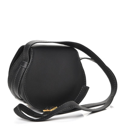Chloe Calfskin Mini Marcie Round Crossbody Bag Black 3 of 8
