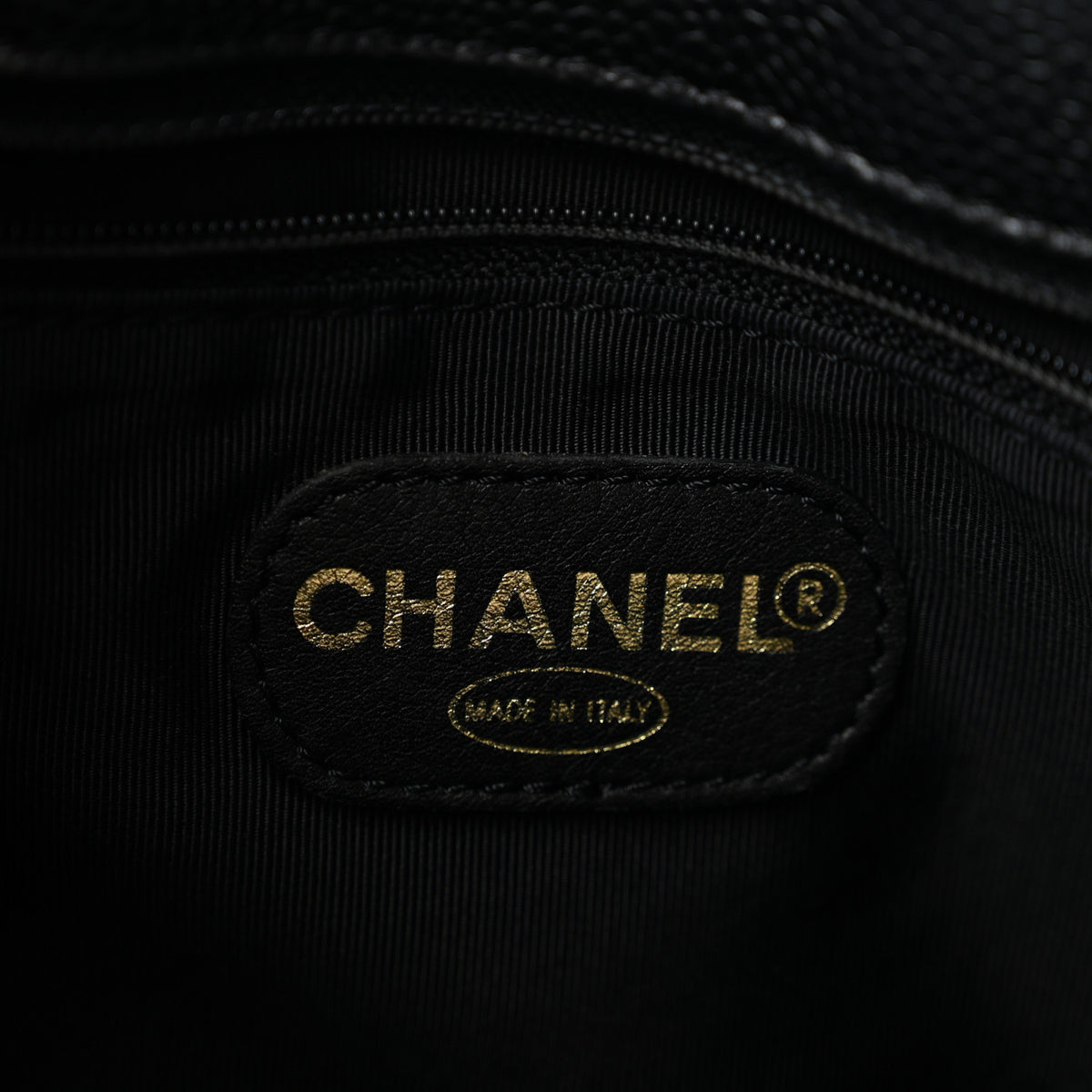 Chanel Caviar CC Timeless Tote Black 5 of 11