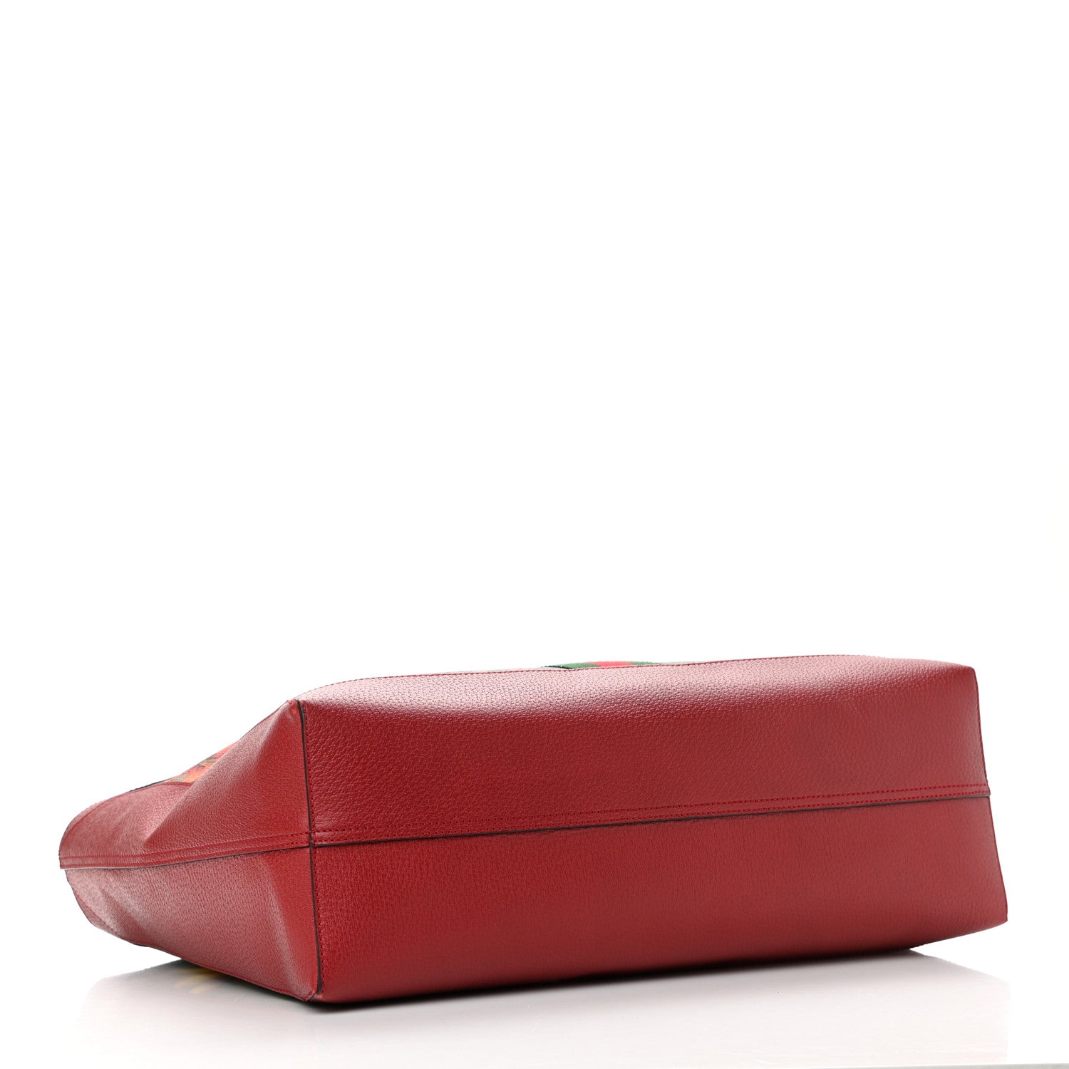 Gucci GG Supreme Monogram Flora Web Large Ophidia Tote Red 5 of 12