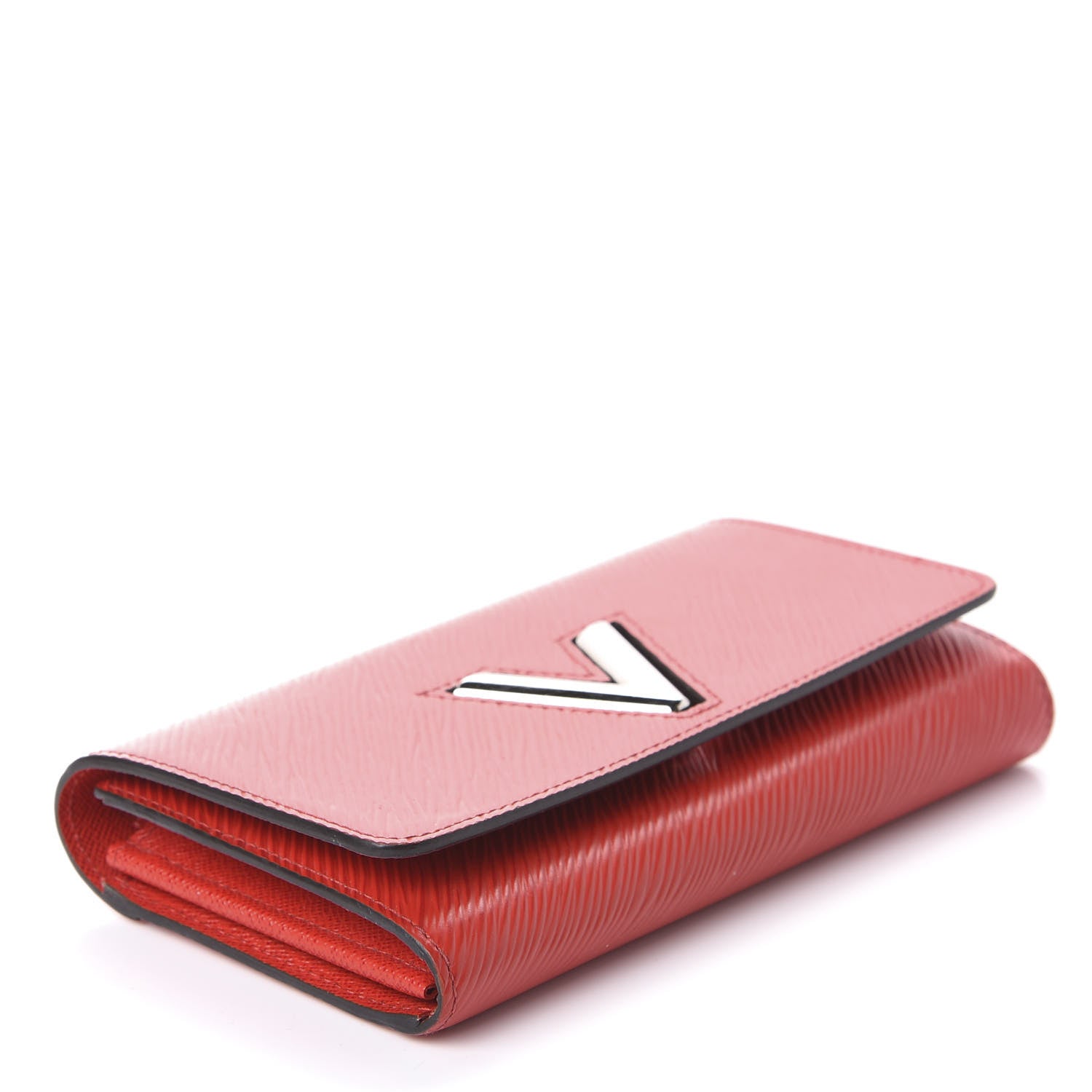 Louis Vuitton Epi Twist Wallet Coquelicot 4 of 11