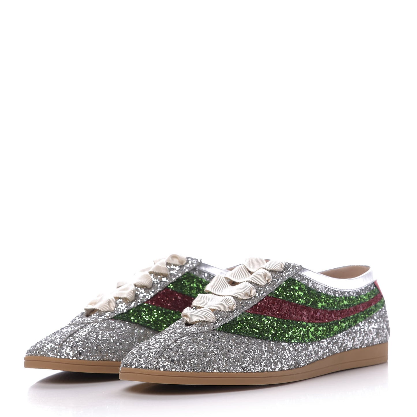 Glitter Fabric Web Mens Falacer Sneakers 9 Silver