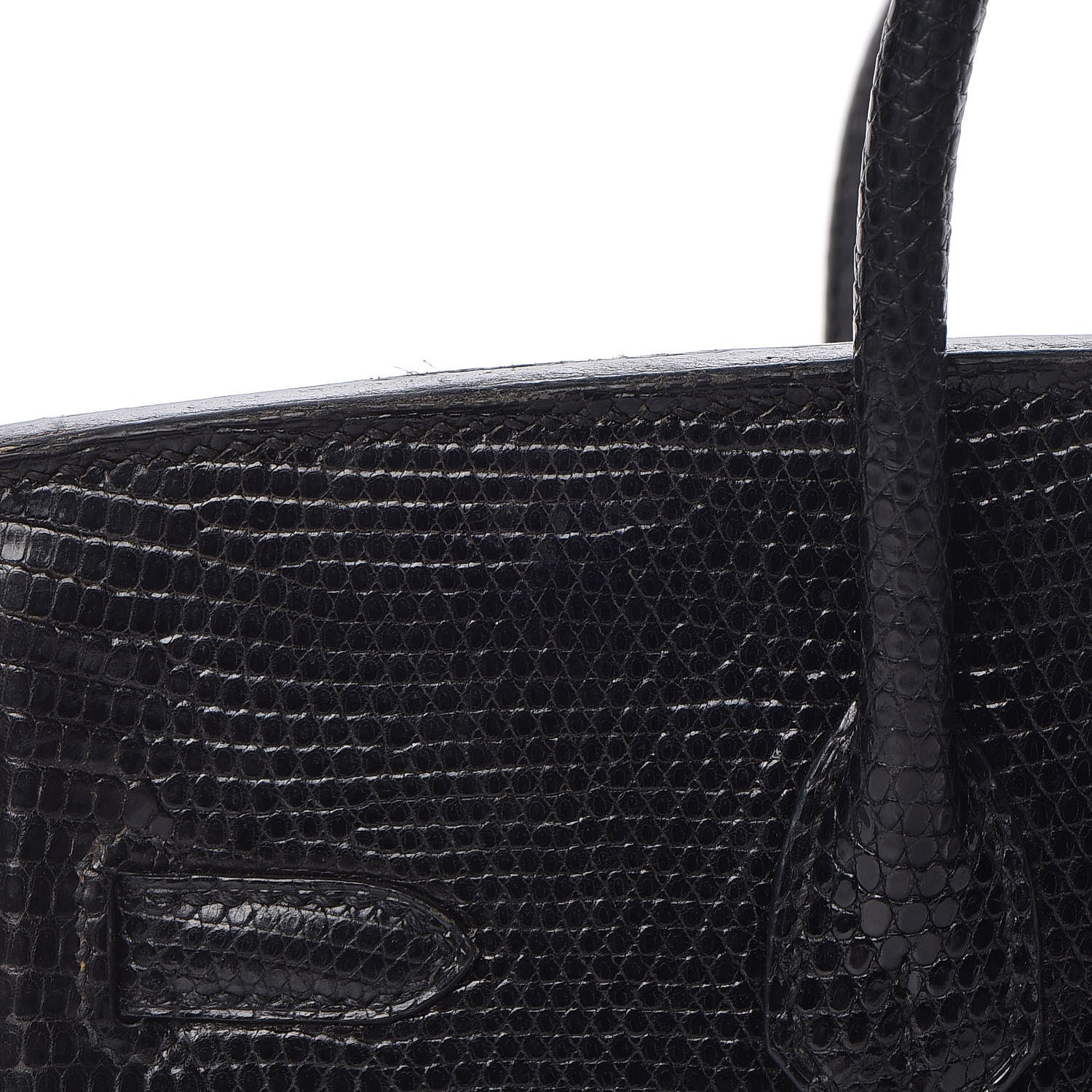 Hermes Lizard Birkin 25 Black 19 of 50