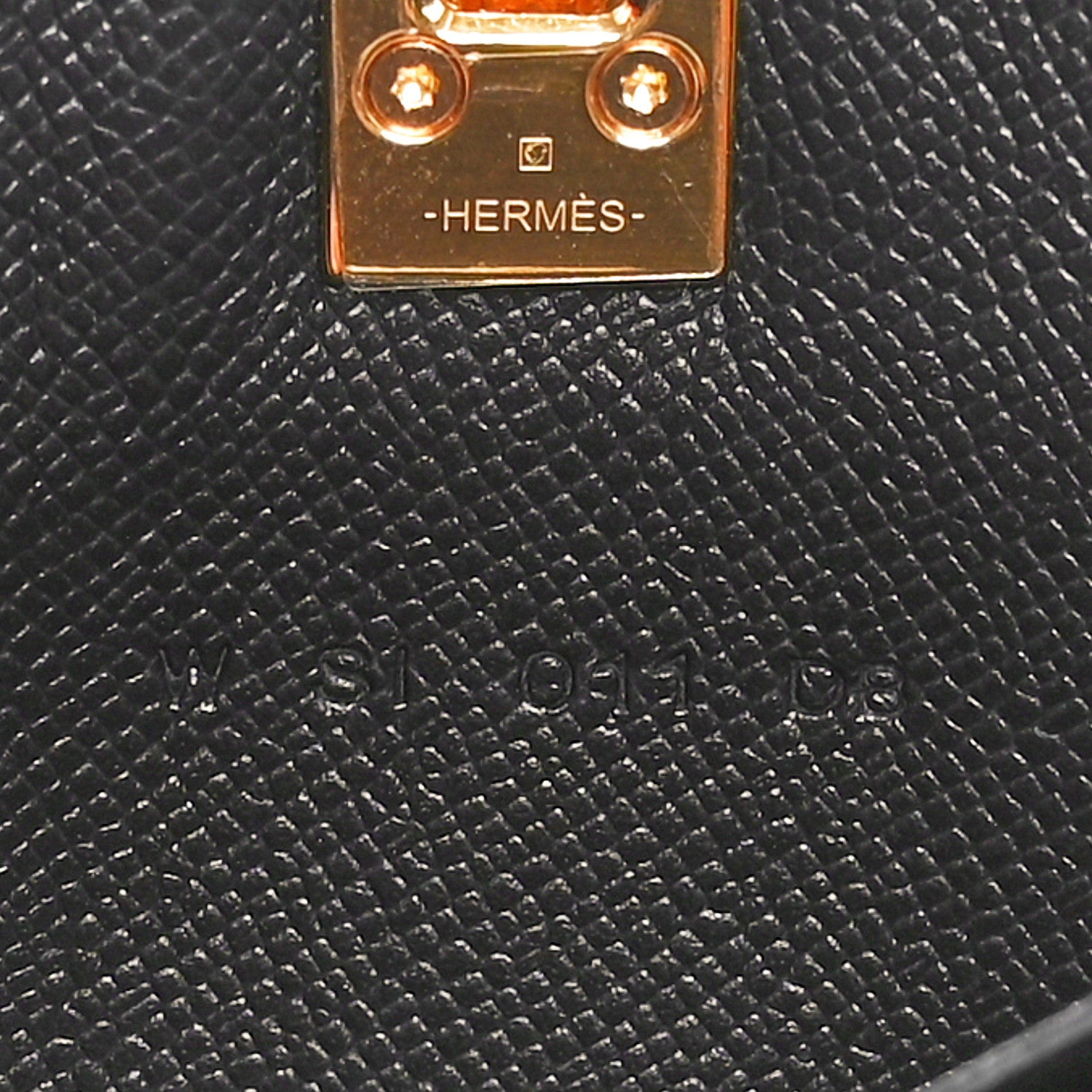 Hermes Madame Calfskin Medor Card Holder Black 7 of 9