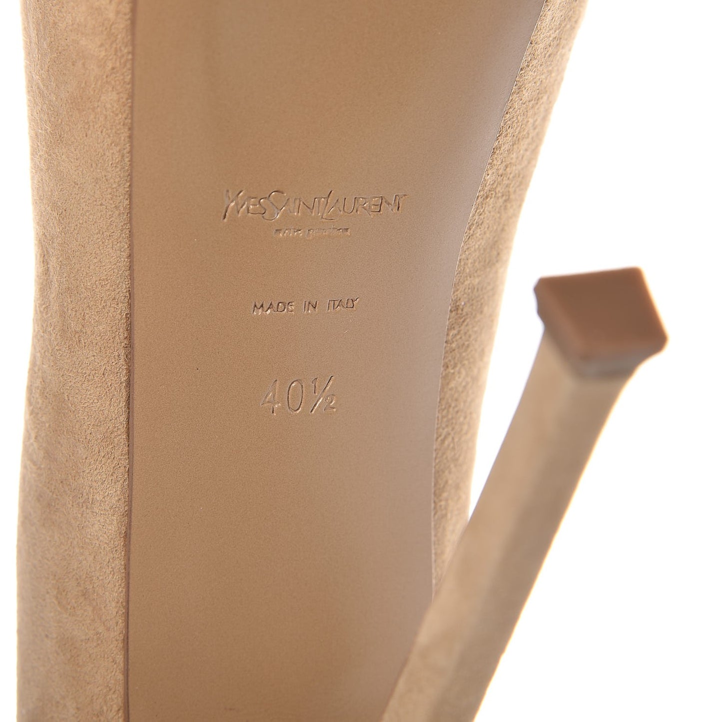 Suede Tribtoo 105 Platform Pumps 40.5 Nude