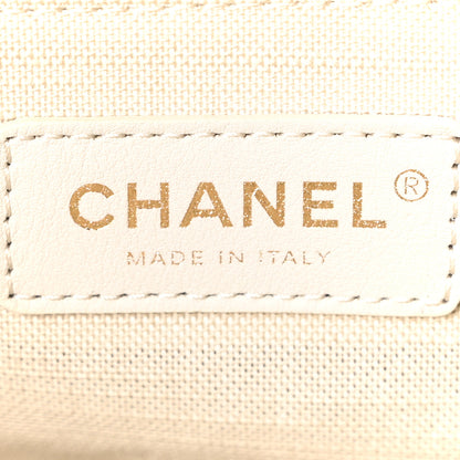 Chanel Mixed Fibers Small Deauville Tote Khaki 6 of 11