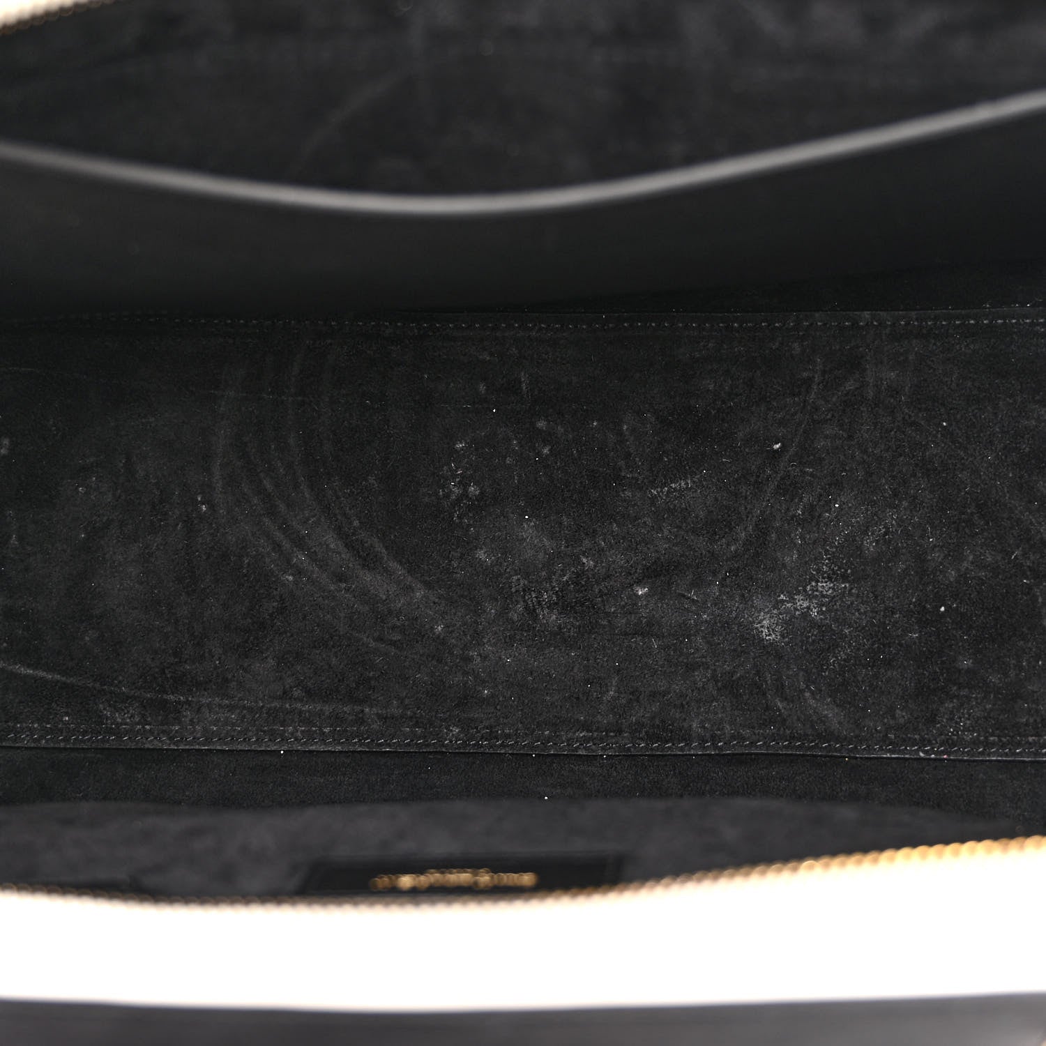 Saint Laurent Calfskin Small Cabas Rive Gauche Bag Black Red Yellow White 5 of 16
