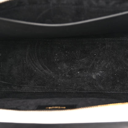 Saint Laurent Calfskin Small Cabas Rive Gauche Bag Black Red Yellow White 5 of 16