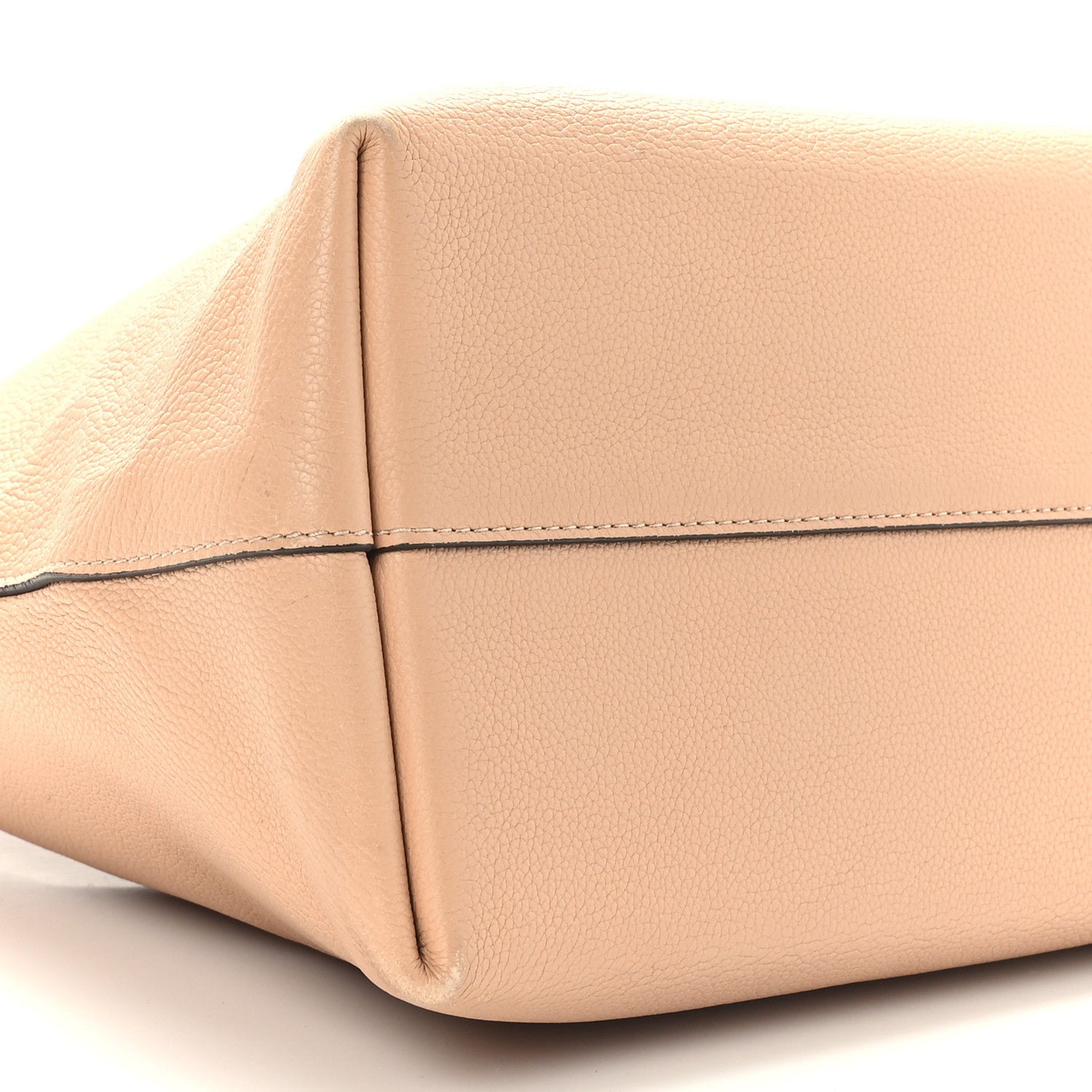 Louis Vuitton Calfskin Lockme Hobo Beige 7 of 8