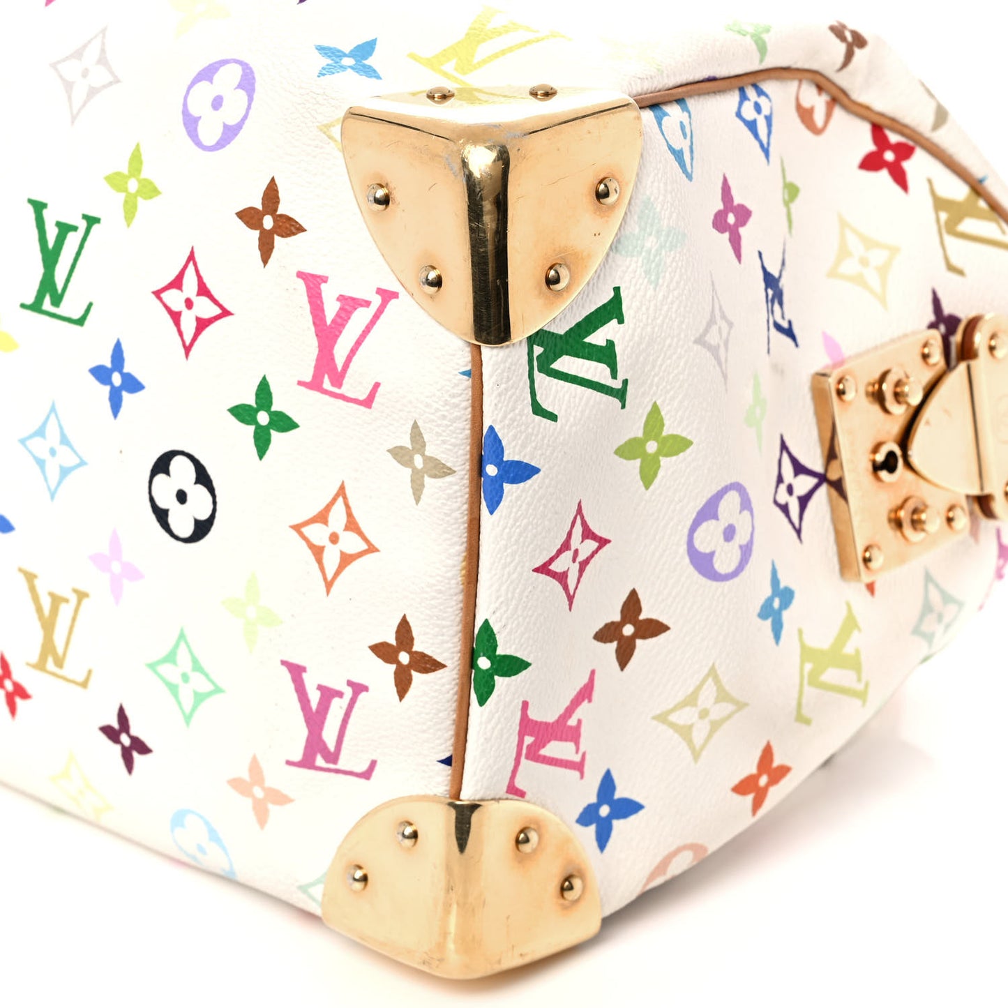 Monogram Multicolor Speedy 30 White