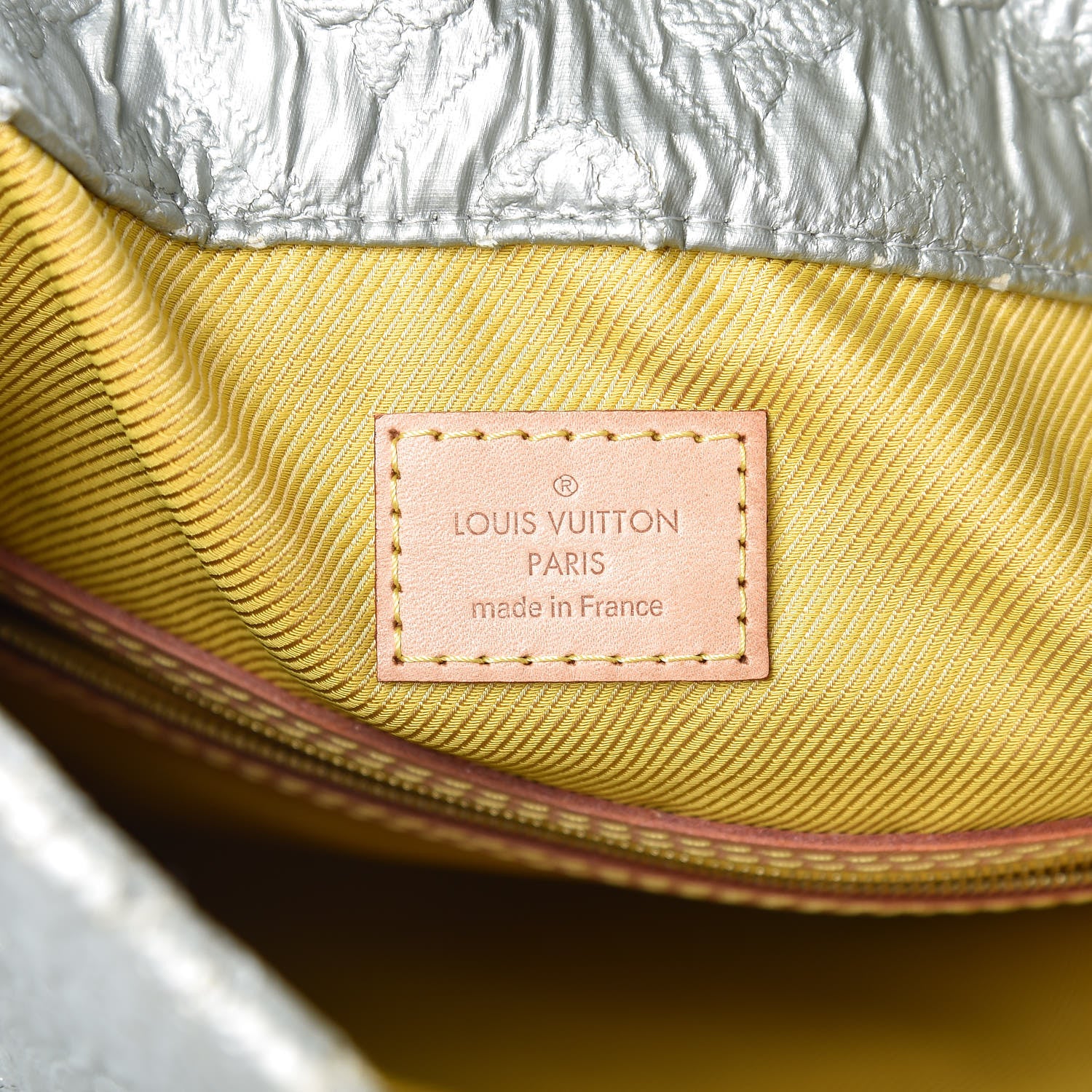 Louis Vuitton Jacquard Quilted Monogram Limelight Clutch GM Perle 8 of 11