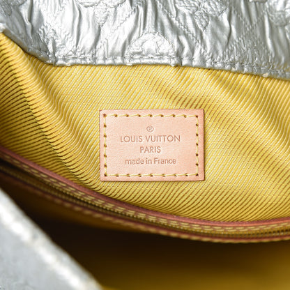 Louis Vuitton Jacquard Quilted Monogram Limelight Clutch GM Perle 8 of 11