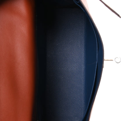 Hermes Evercolor Verso Kelly Retourne 32 Blush Deep Blue 6 of 11