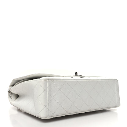 Chanel Caviar Quilted Maxi Double Flap White 4 of 11