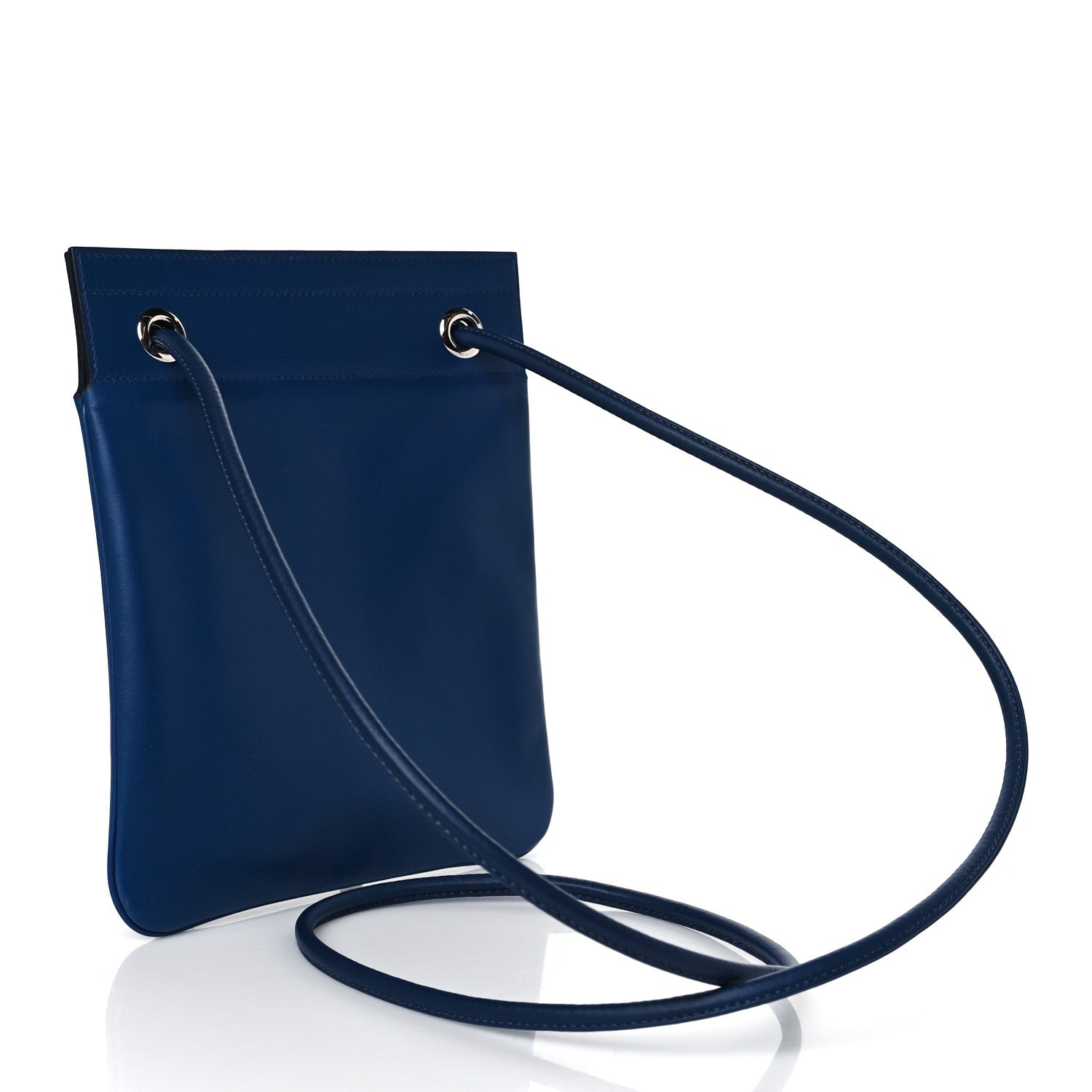 Hermes Milo Lambskin Swift Mini Aline Deep Blue 2 of 9
