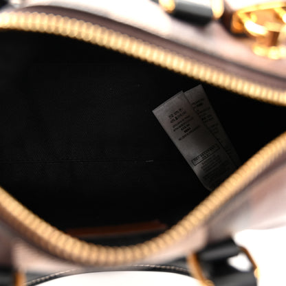 Burberry E-canvas Check Mini Bowling Bag Dark Birch Brown 5 of 9