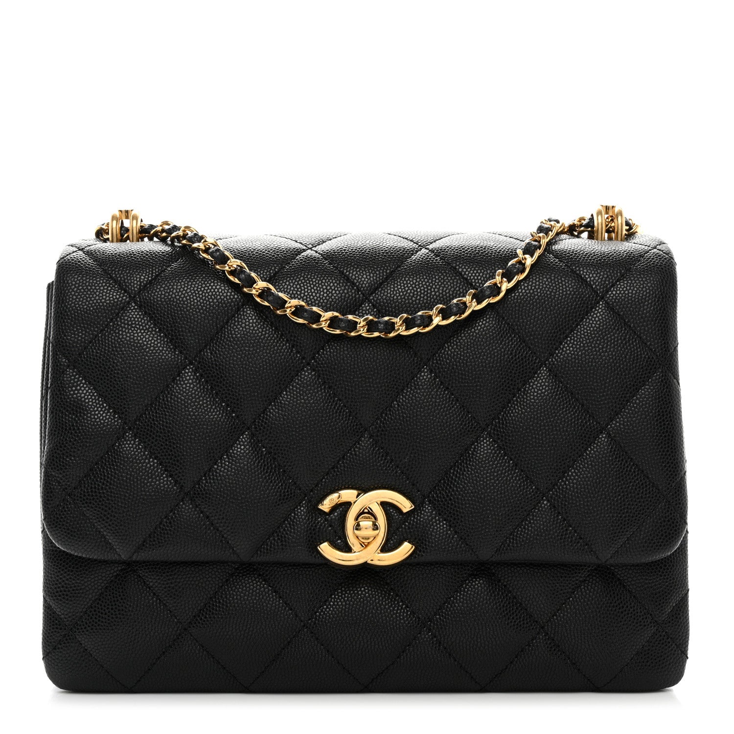 Chanel Caviar Quilted Coco First Flap Black 1 of 10