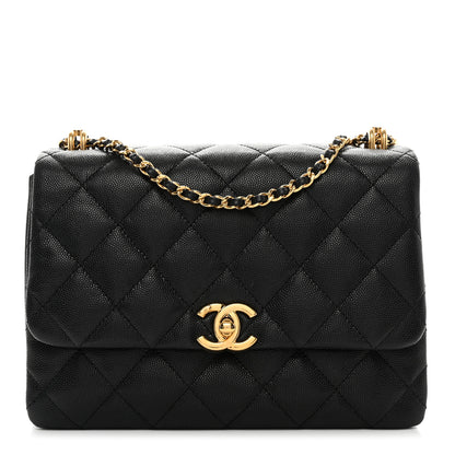 Chanel Caviar Quilted Coco First Flap Black 1 of 10