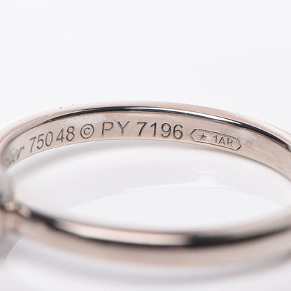 Cartier 18K White Gold Diamond D'Amour Heart Ring 48 4.5 6 of 7
