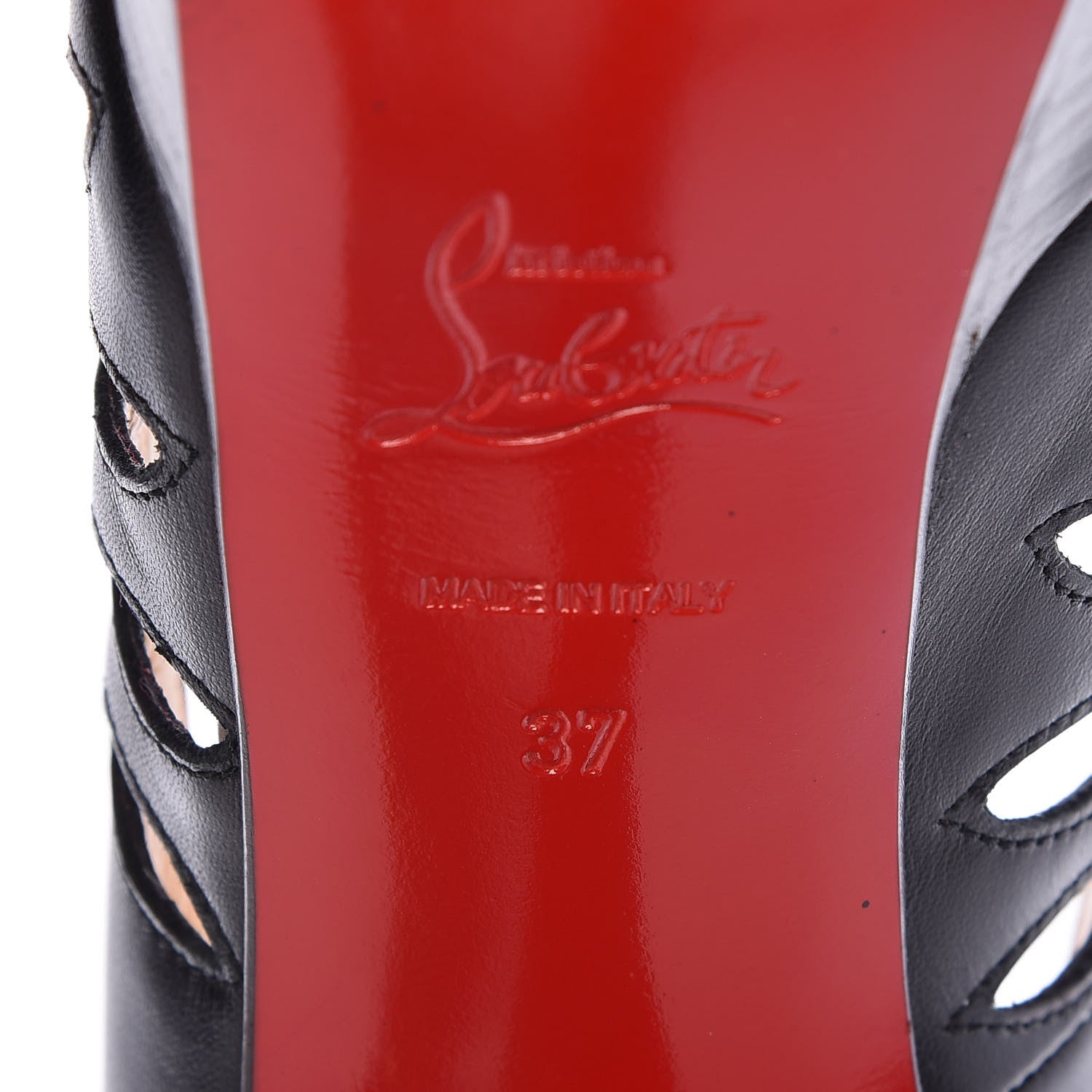 Christian Louboutin Kid Griffita 140 Pumps 37 Black 8 of 10