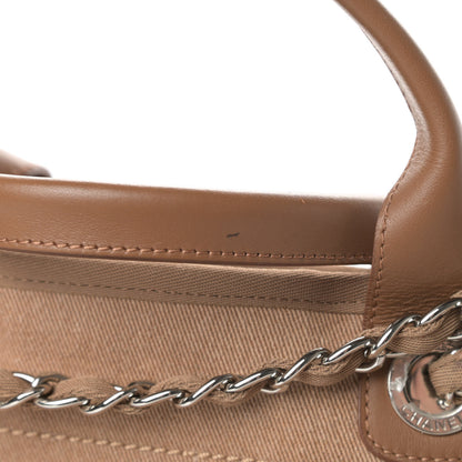 Chanel Canvas Sequin Medium Deauville Tote Ecru 18 of 18