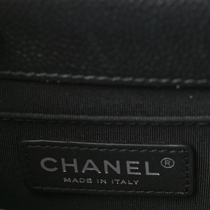 Chanel Caviar Quilted CC Box Flap Black 6 of 9