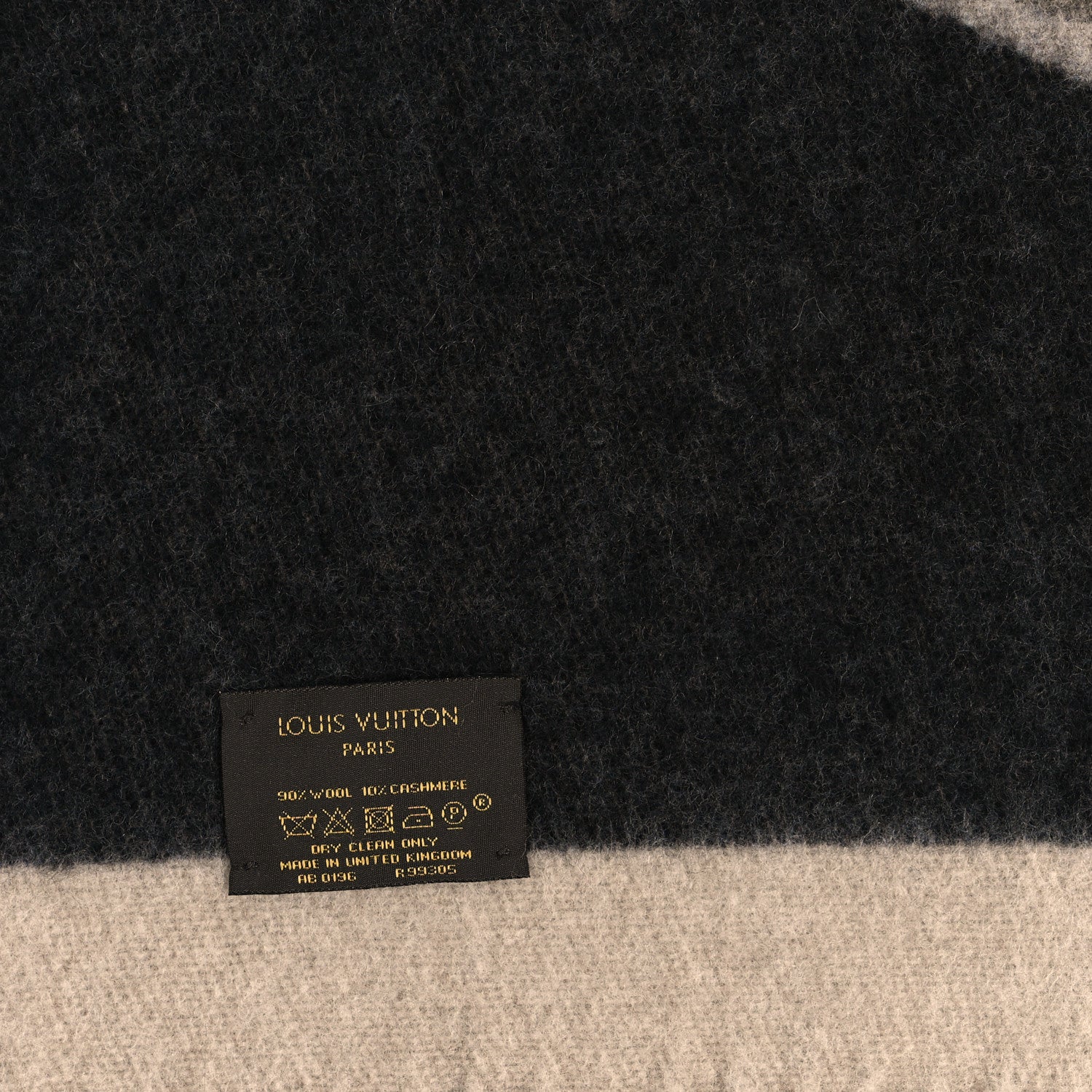 Louis Vuitton Wool Cashmere Voyage Blanket Marron 3 of 3