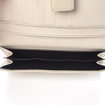 Gucci Monogram Margaux Calfskin Sukey Continental Organizer Wallet Beige Ebony Mystic White 6 of 16