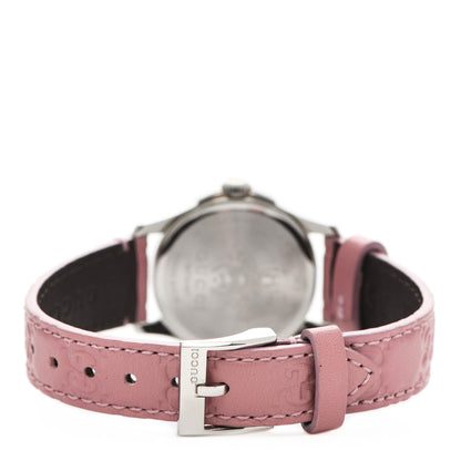 Gucci Stainless Steel Calfskin 27mm G-Timeless Quartz Watch Pink 4 of 6