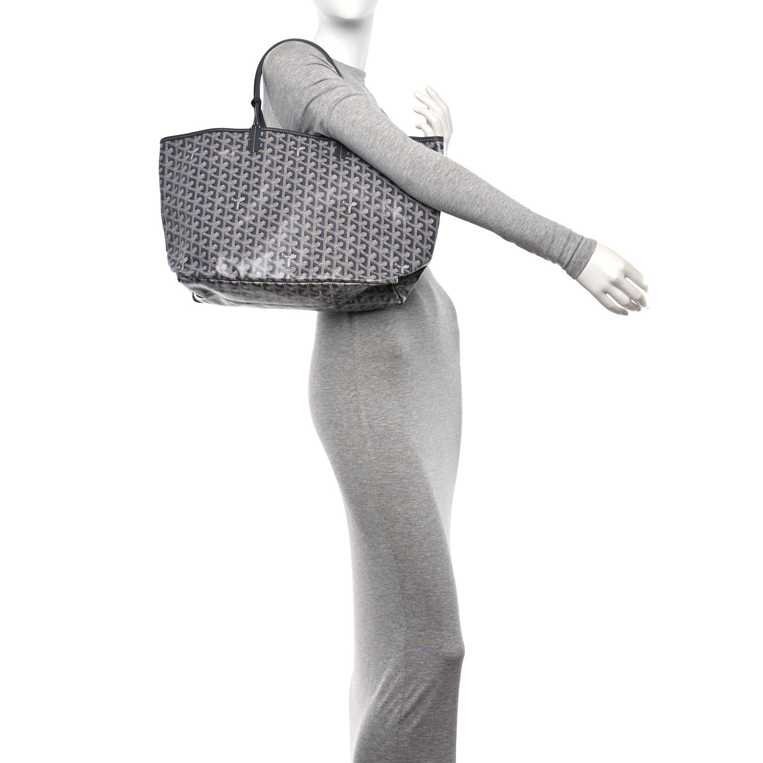 Goyard Goyardine Saint Louis PM Grey 3 of 10