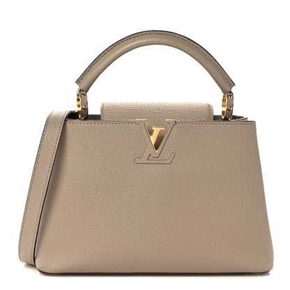 Louis Vuitton Taurillon Capucines BB Galet 1 of 10