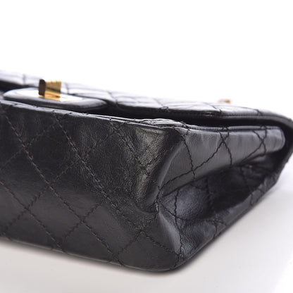 Chanel Aged Calfskin Quilted 2.55 Reissue Mini Flap Black 9 of 16