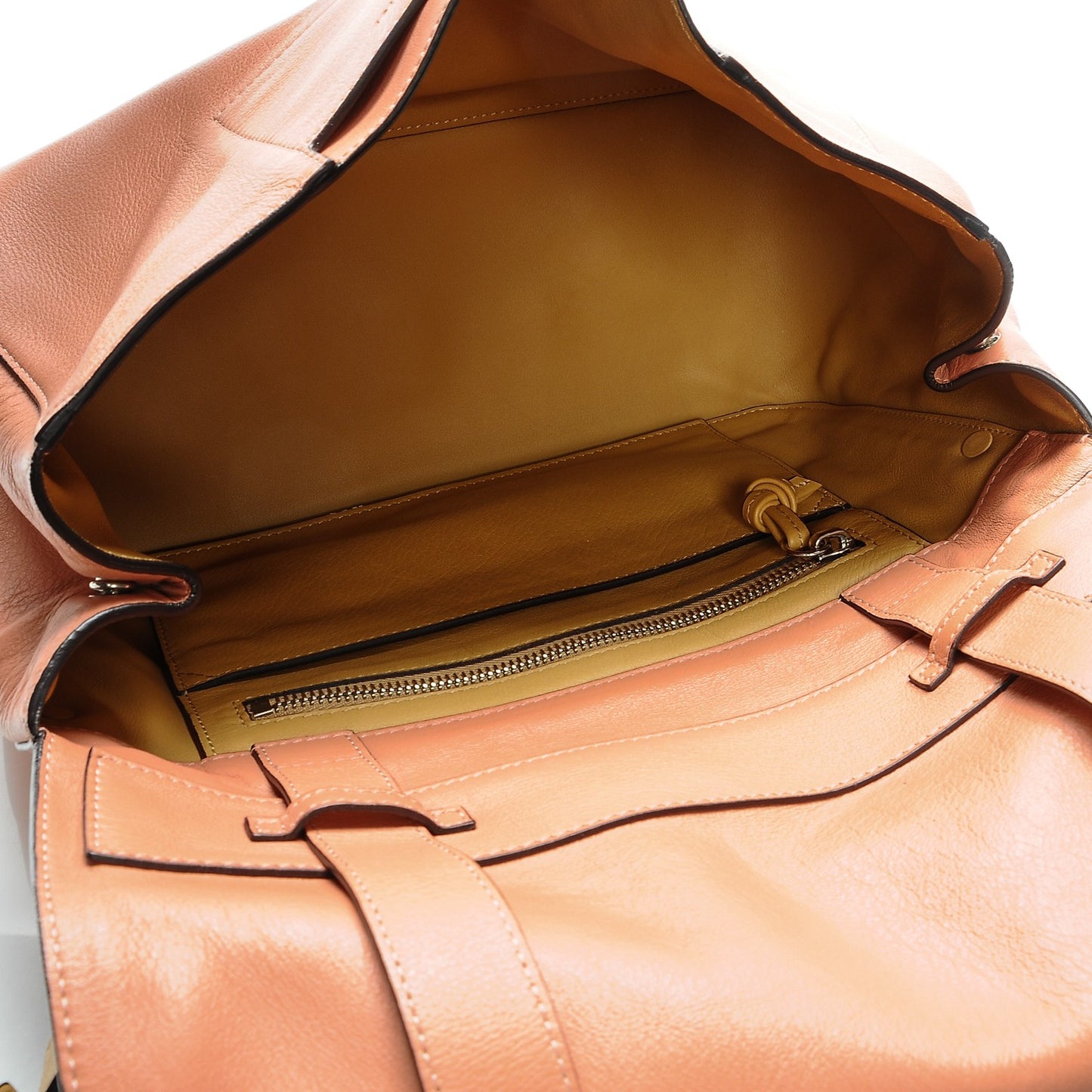 Lambskin New Lamm Courier Coral Honey