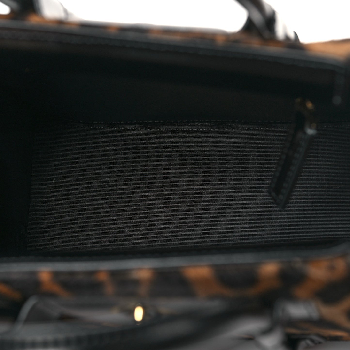 Calf Hair Box Calfskin Leopard Print Mini Lock Antigona Shoulder Bag Black Brown